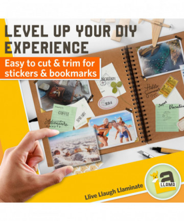 Textured Self Adhesive Laminating Sheets, Smooth Satin Finish, 2.6 x 3.9 Inches, 4 Mil Thick, 20 Pack, Suited for Business Card